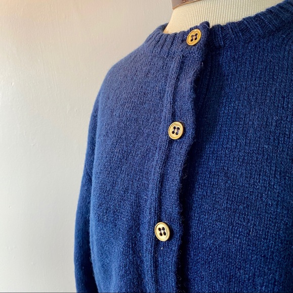Pendleton Vintage Navy 100% Virgin Wool Sweater L